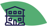 A house icon on a green background located near The Lakes Early Learning Centre. A house icon on a green background located near The Lakes Early Learning Centre.